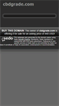 Mobile Screenshot of cbdgrade.com